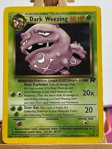 Dark Smogmog 31/82 Team Rocket Rare English VG Pokemon - Picture 1 of 2