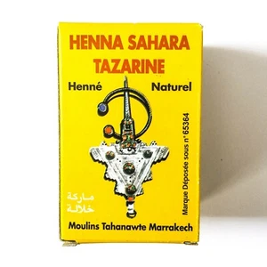 Moroccan Henna Tazarine Henne Pure Natural Organic Powder Mendhi Tattoo 100g - Picture 1 of 2