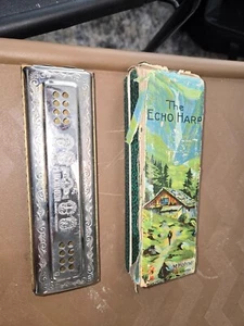 Armónica de colección M. HOHNER Eco Harp C/G 2 caras con caja - Imagen 1 de 6