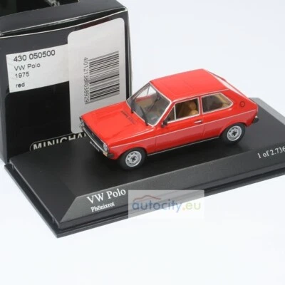 MINICHAMPS VW POLO PHONIXROT 430050500 - Immagine 1 di 4