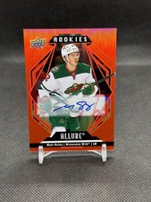 2022-23 Upper Deck Allure Matt Boldy RC Rookie Red Rainbow Auto Minnesota Wild