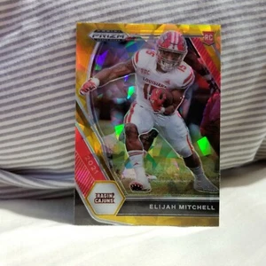 Elijah Mitchell 2021 Prizm Draft Picks Gold Ice Prizms Rookie Card #156 49ers - Picture 1 of 2