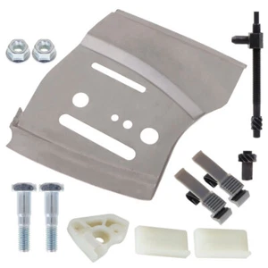 Kit ajustador de placa barra de cadena para Husqvarna 365 372 371XP 385XP 390 362 - Imagen 1 de 10