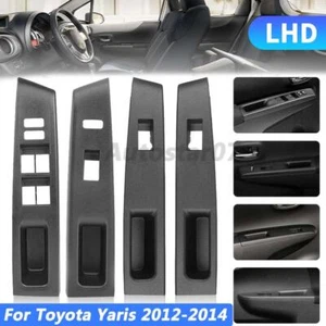 Front/Rear Left Right Window Switch Panel Bezel Trim For Toyota Yaris 2012-2014 - Picture 1 of 19