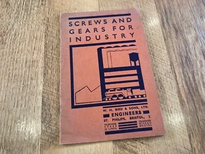 W.H Bird & Sons LTD Engineers Bristol- Screws & Gears For Industry +FREE UK POST - Bild 1 von 12