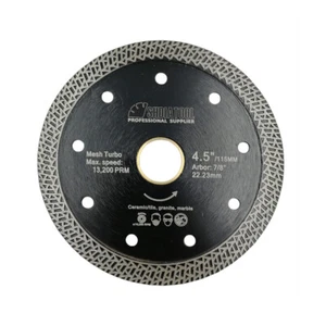1pc Dia 4"/4.5"/5" Diamond Saw Blade Mesh Turbo Wheel Cutting Disc Multi-purpose - Picture 1 of 13