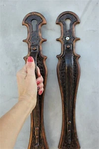Unique pull Door Knobs, Solid door handles, wrought iron door hardware, hand for - Picture 1 of 12
