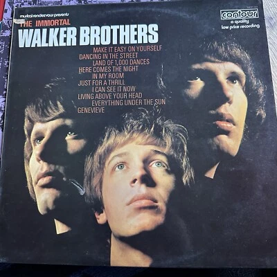 The Immortal Walker Brothers compilation vinyl LP record  - Image 1 of 4