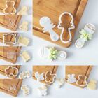 Plastic Cookie Cutters Cake Stamper Cake Decorating Fondant Mold Embossing Tools