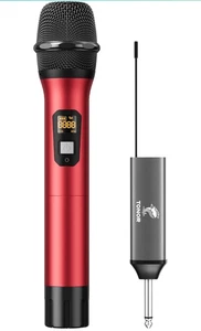 TONOR TW-620 Wireless Microphone UHF Metal Cordless Handheld System - Picture 1 of 8