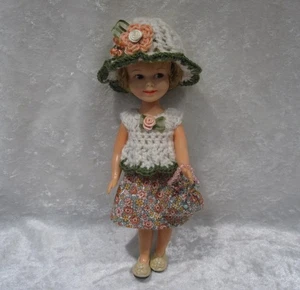 Passend für Penny Brite #20 Set Oberteil, Hut, Rock & Handtasche, handgefertigte Puppenkleidung - Bild 1 von 3