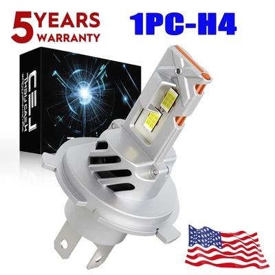 NEW Ultra Bright H4 LED headlight bulb for 2003-2009 Ski-Doo Summit 550F: Hi/Low Foto 1 de 4