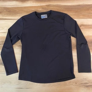 Twillory Shirt Mens Large Athleisure Black Long Sleeve Crewneck - Picture 1 of 8