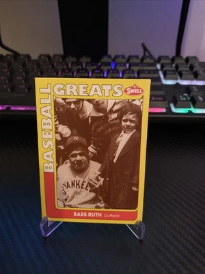 1990 Swell #124 Babe Ruth Yankees - Image 1 of 2