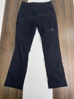 Eddie Bauer Womens Size 8 Black Fleece Lined Pants First Ascent Hiking Outdoor - Image 1 of 4