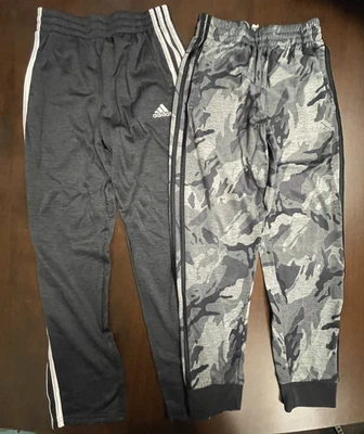 Adidas Youth Jogger Pants Size 10-12 Athletic Sweatpants (2-Pair) - Image 1 of 4