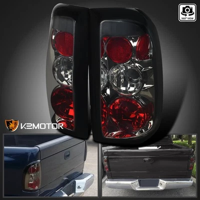 Smoke Fits 1997-2004 Dodge Dakota Replacement Rear Brake Lamps Tail Lights L+R Foto 1 de 4