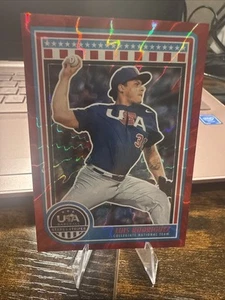 2025 Panini Stars & Stripes USA RED Lightning #24 LUIS RODRIGUEZ 18/30 - Picture 1 of 2