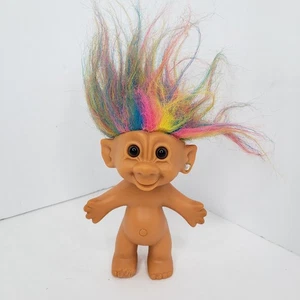 Muñeca Troll Cabello Arco Iris Bright Of America De Colección 4.5" Treasure Troll  - Imagen 1 de 5