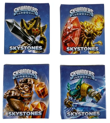 ACTIVISION Skylanders Skystones Card Game 2015 General Mills Cereal Box Mini Cards 4 Packs