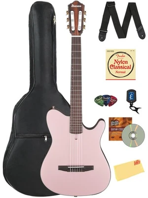Акустическая электрогитара Ibanez FRH10N FRH нейлоновые струны - розовое золото металлик Fla - Изображение 1 из 4