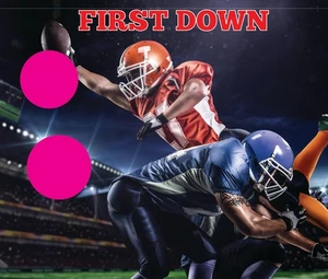 Replaceable Air Frame Game Vinyl Panel 40x34 Football Kids Event Carnival Party - Picture 1 of 1
