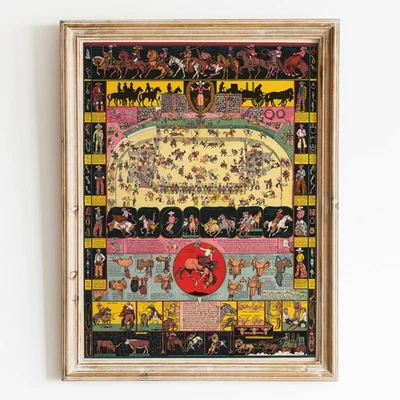 Impresión de póster de arte de pared Evolution of the Cowboy 1941 - Sweetheart of the Rodeo Foto 1 de 4