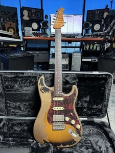 Xotic California Classic 2 Tone Burst XSC-2 Guitar Alder Custom Super Heavy Aged - Picture 1 of 9