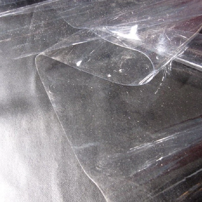 Vinyl Plastic Clear 4 Gauge  Plastic Fabric By the Yard  54" Wide - Image 1 of 1