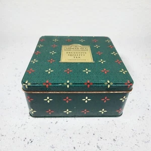 Ahmad Tea Caddy Limited Edition Metal Tin Container Empty Box 7x6.5x3" Rare HTF - Picture 1 of 8