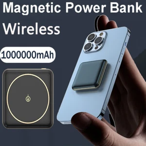 1000000mAh Magnetic Power Bank MagSafe Battery Pack For iPhone 15/14/13 Pro Max - Picture 1 of 13