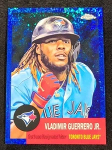 MINI DIAMANTE AZUL REF. Vladimir Guerrero Jr 2022 Topps cromo platino #/199 AZUL REF. SP - Imagen 1 de 5