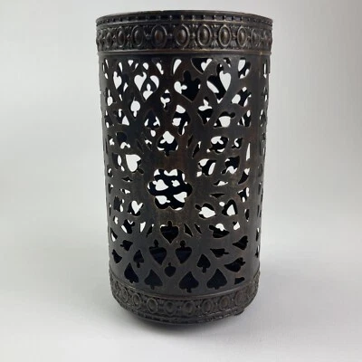 "Vela persa grande Southern Living funda luminaria metal 7 1/4""" Foto 1 de 4