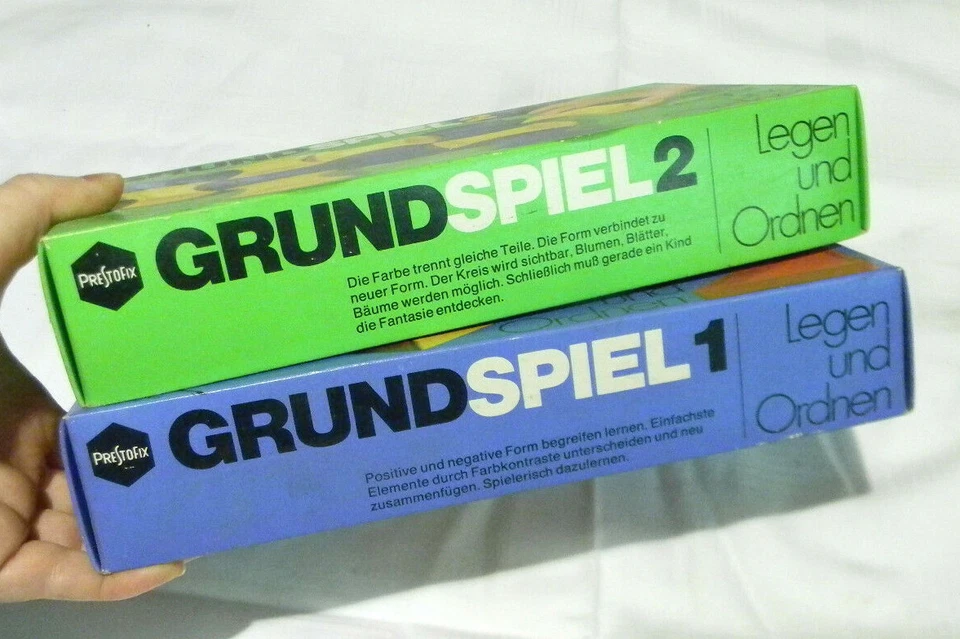 Prestofix Vintage GRUNDSPIEL 1 +2 aus 1970er Jahre OVP Sammler RAR Toy Baby MIB - Bild 1 von 4