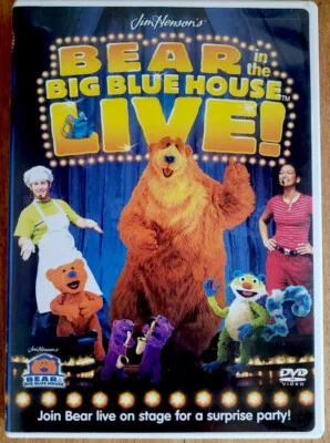 Bear In the Big Blue House LIVE! Jim HENSON PUPPETS DVD STAGE PRODUCTION Musical - Imagem 1 de 4