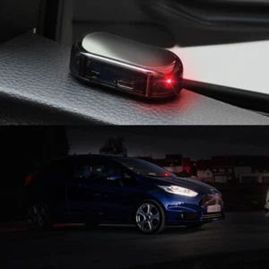 Advertencia Cargador Solare Seguridad USB Coche Sintético Alarma Luz Robo Falso - Imagen 1 de 8
