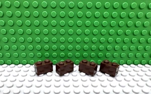 Lego 4 Marrón Oscuro 1x2 Bloque Ladrillo NUEVO - Imagen 1 de 1