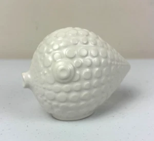 ¿Jonathan Adler Menagerie? FIGURA ESCULTURA PEZ GLOBO PEZ GLOBO Cerámica Blanca - Imagen 1 de 10