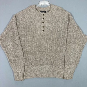 RedHead 1/4 Button Down 2XL Knit Pullover Sweater Hunting Casual Beige Outdoor - Picture 1 of 10