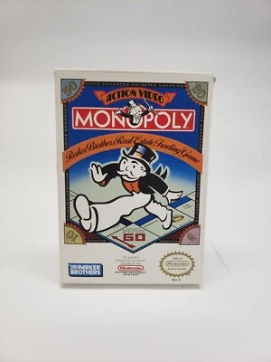 Monopoly Nintendo Nes Box and instructions Parker Bros Japan - Image 1 of 4