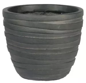 Runde Gartenpflanzgefäße IDEALIST Betonreihe Ei Outdoor Töpfe mit Ablaufloch - Bild 1 von 24
