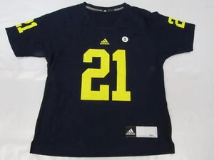 New #21 Michigan Wolverines Womens Size S-L Adidas Football Jersey - Picture 1 of 4