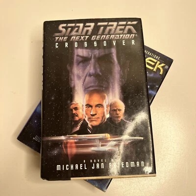 2x Star Trek Hardcover Novels. Crossover & Federation. Friedman and Reeves-Steve - Image 1 of 4