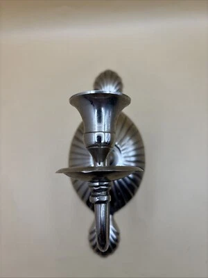 Vintage Metal Wall Sconce  - Image 1 of 3