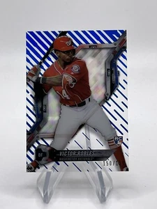 2018 Topps High Tek Blue Victor Robles Rookie RC 150/150 Bookend - Picture 1 of 2