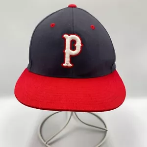 Pacific Headwear Letter P Rangers eng anliegende Mütze Kappe Größe S/M blau/rot - Bild 1 von 5