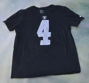 Nike NFL Oakland Raiders Derek Carr #4 T-Shirt Size L___PLEASE READ!!! - Picture 1 of 3