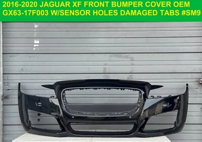 ✅ 2016-2020 JAGUAR XF ПЕРЕДНИЙ БАМПЕР OEM С ОТВЕРСТИЯМИ ДАТЧИКА ПОВРЕЖДЕННЫЕ ВКЛАДКИ 2017 - Изображение 1 из 4