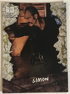 Walking Dead Trading Card #C-11 Steven Ogg Simon