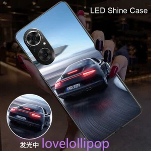 LED Induction Sports Car Light up Phone Case Cover for iPhone 16 15 13 Pro Max - Picture 1 of 23